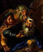 Laomedon Refusing Payment to Poseidon and Apollo Girolamo Troppa